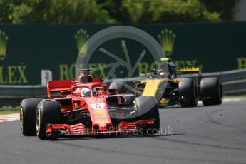World © Octane Photographic Ltd. Formula 1 – Hungarian GP - Race. Scuderia Ferrari SF71-H – Kimi Raikkonen. Hungaroring, Budapest, Hungary. Sunday 29th July 2018.
