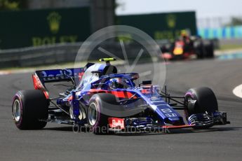World © Octane Photographic Ltd. Formula 1 – Hungarian GP - Race. Scuderia Toro Rosso STR13 – Pierre Gasly. Hungaroring, Budapest, Hungary. Sunday 29th July 2018.