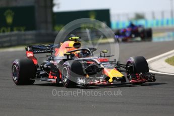World © Octane Photographic Ltd. Formula 1 – Hungarian GP - Race. Aston Martin Red Bull Racing TAG Heuer RB14 – Max Verstappen. Hungaroring, Budapest, Hungary. Sunday 29th July 2018.