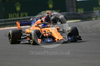 World © Octane Photographic Ltd. Formula 1 – Hungarian GP - Race. McLaren MCL33 – Fernando Alonso. Hungaroring, Budapest, Hungary. Sunday 29th July 2018.