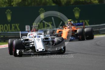 World © Octane Photographic Ltd. Formula 1 – Hungarian GP - Race. Alfa Romeo Sauber F1 Team C37 – Marcus Ericsson. Hungaroring, Budapest, Hungary. Sunday 29th July 2018.