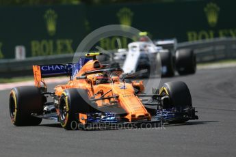 World © Octane Photographic Ltd. Formula 1 – Hungarian GP - Race. McLaren MCL33 – Stoffel Vandoorne. Hungaroring, Budapest, Hungary. Sunday 29th July 2018.
