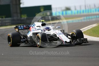 World © Octane Photographic Ltd. Formula 1 – Hungarian GP - Race. Williams Martini Racing FW41 – Sergey Sirotkin. Hungaroring, Budapest, Hungary. Sunday 29th July 2018.