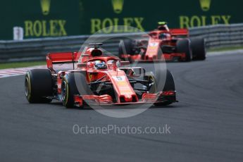 World © Octane Photographic Ltd. Formula 1 – Hungarian GP - Race. Scuderia Ferrari SF71-H – Sebastian Vettel. Hungaroring, Budapest, Hungary. Sunday 29th July 2018.