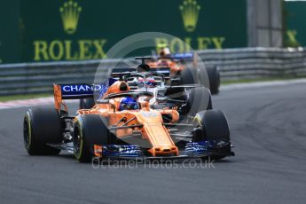 World © Octane Photographic Ltd. Formula 1 – Hungarian GP - Race. McLaren MCL33 – Fernando Alonso. Hungaroring, Budapest, Hungary. Sunday 29th July 2018.