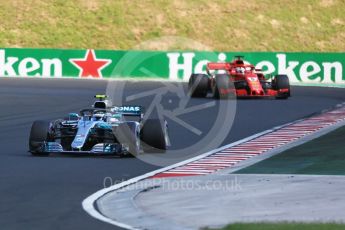 World © Octane Photographic Ltd. Formula 1 – Hungarian GP - Race. Mercedes AMG Petronas Motorsport AMG F1 W09 EQ Power+ - Valtteri Bottas. Hungaroring, Budapest, Hungary. Sunday 29th July 2018.