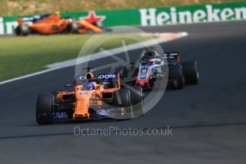 World © Octane Photographic Ltd. Formula 1 – Hungarian GP - Race. McLaren MCL33 – Fernando Alonso. Hungaroring, Budapest, Hungary. Sunday 29th July 2018.