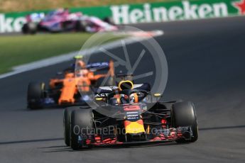 World © Octane Photographic Ltd. Formula 1 – Hungarian GP - Race. Aston Martin Red Bull Racing TAG Heuer RB14 – Daniel Ricciardo. Hungaroring, Budapest, Hungary. Sunday 29th July 2018.