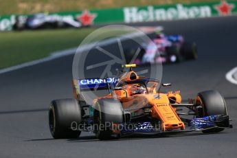 World © Octane Photographic Ltd. Formula 1 – Hungarian GP - Race. McLaren MCL33 – Stoffel Vandoorne. Hungaroring, Budapest, Hungary. Sunday 29th July 2018.