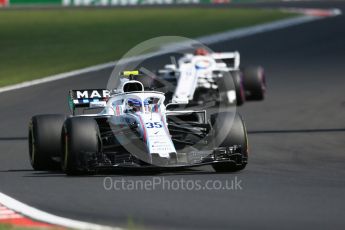 World © Octane Photographic Ltd. Formula 1 – Hungarian GP - Race. Williams Martini Racing FW41 – Sergey Sirotkin. Hungaroring, Budapest, Hungary. Sunday 29th July 2018.