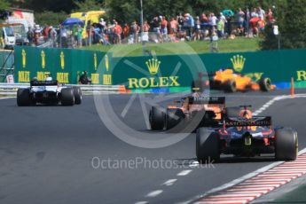 World © Octane Photographic Ltd. Formula 1 – Hungarian GP - Race. Aston Martin Red Bull Racing TAG Heuer RB14 – Daniel Ricciardo. Hungaroring, Budapest, Hungary. Sunday 29th July 2018.