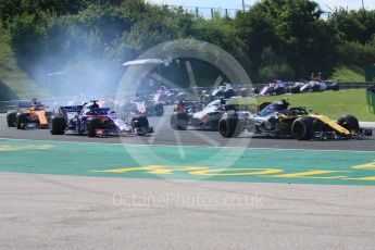 World © Octane Photographic Ltd. Formula 1 – Hungarian GP - Race. Scuderia Toro Rosso STR13 – Brendon Hartley. Hungaroring, Budapest, Hungary. Sunday 29th July 2018.
