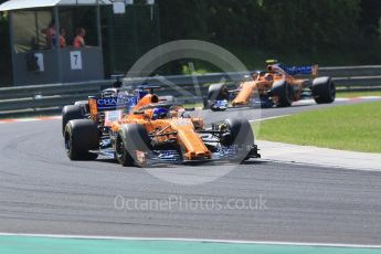World © Octane Photographic Ltd. Formula 1 – Hungarian GP - Race. McLaren MCL33 – Fernando Alonso. Hungaroring, Budapest, Hungary. Sunday 29th July 2018.