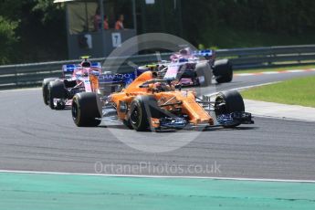 World © Octane Photographic Ltd. Formula 1 – Hungarian GP - Race. McLaren MCL33 – Stoffel Vandoorne. Hungaroring, Budapest, Hungary. Sunday 29th July 2018.