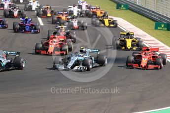 World © Octane Photographic Ltd. Formula 1 – Hungarian GP - Race. Mercedes AMG Petronas Motorsport AMG F1 W09 EQ Power+ - Valtteri Bottas. Hungaroring, Budapest, Hungary. Sunday 29th July 2018.