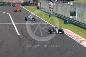 World © Octane Photographic Ltd. Formula 1 – Hungarian GP - Race. Mercedes AMG Petronas Motorsport AMG F1 W09 EQ Power+ - Lewis Hamilton. Hungaroring, Budapest, Hungary. Sunday 29th July 2018.