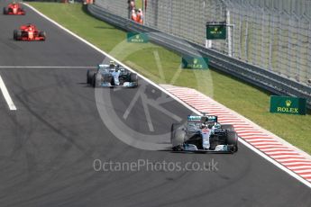 World © Octane Photographic Ltd. Formula 1 – Hungarian GP - Race. Mercedes AMG Petronas Motorsport AMG F1 W09 EQ Power+ - Lewis Hamilton. Hungaroring, Budapest, Hungary. Sunday 29th July 2018.