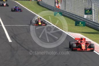 World © Octane Photographic Ltd. Formula 1 – Hungarian GP - Race. Scuderia Ferrari SF71-H – Kimi Raikkonen. Hungaroring, Budapest, Hungary. Sunday 29th July 2018.