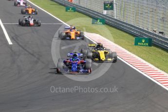 World © Octane Photographic Ltd. Formula 1 – Hungarian GP - Race. Scuderia Toro Rosso STR13 – Brendon Hartley. Hungaroring, Budapest, Hungary. Sunday 29th July 2018.