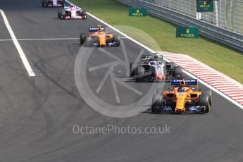 World © Octane Photographic Ltd. Formula 1 – Hungarian GP - Race. McLaren MCL33 – Fernando Alonso. Hungaroring, Budapest, Hungary. Sunday 29th July 2018.