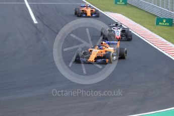 World © Octane Photographic Ltd. Formula 1 – Hungarian GP - Race. McLaren MCL33 – Fernando Alonso. Hungaroring, Budapest, Hungary. Sunday 29th July 2018.