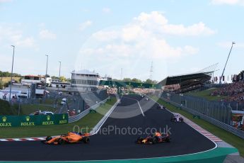 World © Octane Photographic Ltd. Formula 1 – Hungarian GP - Race. McLaren MCL33 – Stoffel Vandoorne. Hungaroring, Budapest, Hungary. Sunday 29th July 2018.
