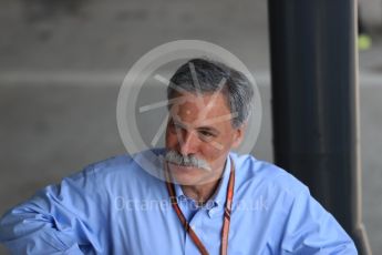 World © Octane Photographic Ltd. Formula 1 – Hungarian GP - Paddock. Chase Carey - Chief Executive Officer of the Formula One Group. Hungaroring, Budapest, Hungary. Friday 27th July 2018.