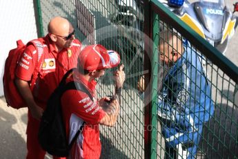 World © Octane Photographic Ltd. Formula 1 – Hungarian GP - Paddock. Scuderia Ferrari – Kimi Raikkonen. Hungaroring, Budapest, Hungary. Friday 27th July 2018.