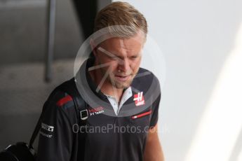 World © Octane Photographic Ltd. Formula 1 – Hungarian GP - Paddock. Haas F1 Team – Kevin Magnussen. Hungaroring, Budapest, Hungary. Friday 27th July 2018.