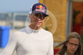 World © Octane Photographic Ltd. Formula 1 – Hungarian GP - Paddock. F1 Experiences driver. Hungaroring, Budapest, Hungary. Saturday 28th July 2018.