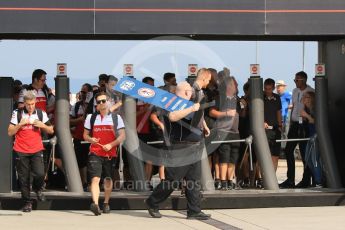 World © Octane Photographic Ltd. Formula 1 – Hungarian GP - Paddock. End of curfew. Hungaroring, Budapest, Hungary. Saturday 28th July 2018.