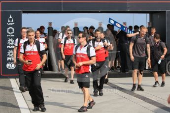 World © Octane Photographic Ltd. Formula 1 – Hungarian GP - Paddock. End of curfew. Hungaroring, Budapest, Hungary. Saturday 28th July 2018.
