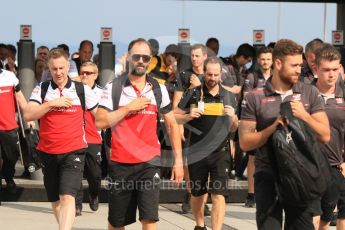 World © Octane Photographic Ltd. Formula 1 – Hungarian GP - Paddock. End of curfew. Hungaroring, Budapest, Hungary. Saturday 28th July 2018.