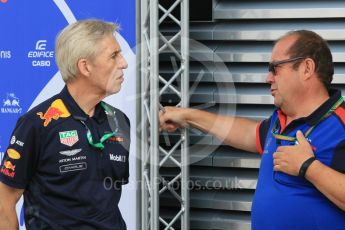 World © Octane Photographic Ltd. Formula 1 – Hungarian GP - Paddock. Aston Martin Red Bull Racing – Charlie. Hungaroring, Budapest, Hungary. Saturday 28th July 2018.