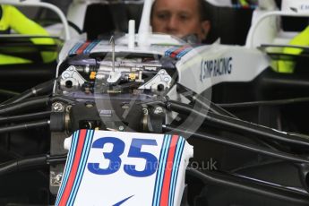 World © Octane Photographic Ltd. Formula 1 – Hungarian GP - Morning setup. Williams Martini Racing FW41 – Sergey Sirotkin. Hungaroring, Budapest, Hungary. Saturday 28th July 2018.
