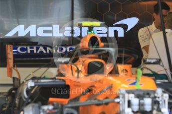 World © Octane Photographic Ltd. Formula 1 – Hungarian GP - Morning setup. McLaren MCL33. Hungaroring, Budapest, Hungary. Saturday 28th July 2018.