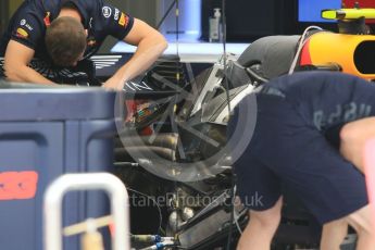 World © Octane Photographic Ltd. Formula 1 – Hungarian GP - Morning setup. Aston Martin Red Bull Racing TAG Heuer RB14 – Max Verstappen. Hungaroring, Budapest, Hungary. Saturday 28th July 2018.