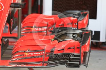 World © Octane Photographic Ltd. Formula 1 – Hungarian GP - Paddock. Scuderia Ferrari SF71-H. Hungaroring, Budapest, Hungary. Saturday 28th July 2018.
