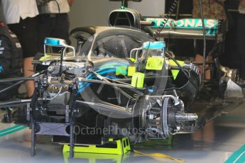 World © Octane Photographic Ltd. Formula 1 – Hungarian GP - Paddock. Mercedes AMG Petronas Motorsport AMG F1 W09 EQ Power+. Hungaroring, Budapest, Hungary. Saturday 28th July 2018.