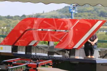 World © Octane Photographic Ltd. Formula 1 – Hungarian GP - Paddock. F1 logo. Hungaroring, Budapest, Hungary. Saturday 28th July 2018.
