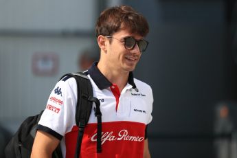World © Octane Photographic Ltd. Formula 1 – Hungarian GP - Paddock. Alfa Romeo Sauber F1 Team C37 – Charles Leclerc. Hungaroring, Budapest, Hungary. Saturday 28th July 2018.