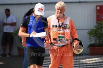 World © Octane Photographic Ltd. Formula 1 – Hungarian GP - Paddock. Scuderia Toro Rosso STR13 – Pierre Gasly. Hungaroring, Budapest, Hungary. Saturday 28th July 2018.