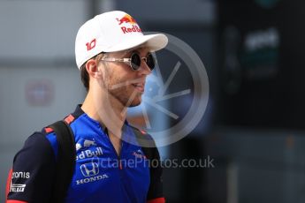 World © Octane Photographic Ltd. Formula 1 – Hungarian GP - Paddock. Scuderia Toro Rosso STR13 – Pierre Gasly. Hungaroring, Budapest, Hungary. Saturday 28th July 2018.