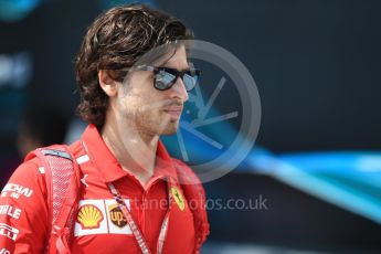 World © Octane Photographic Ltd. Formula 1 – Hungarian GP - Paddock. Scuderia Ferrari – Antonio Giovinazzi. Hungaroring, Budapest, Hungary. Saturday 28th July 2018.
