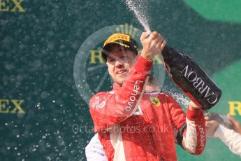 World © Octane Photographic Ltd. Formula 1 – Hungarian GP - Podium. Scuderia Ferrari SF71-H – Sebastian Vettel. Hungaroring, Budapest, Hungary. Sunday 29th July 2018.