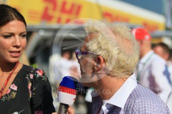 World © Octane Photographic Ltd. Formula 1 – Hungarian GP. Commentator Jacques Villeneuve. Hungaroring, Budapest, Hungary. Sunday 29th July 2018.