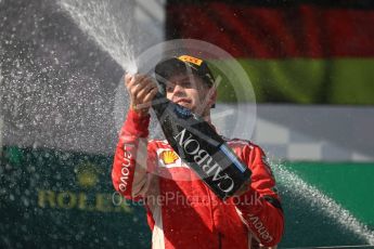 World © Octane Photographic Ltd. Formula 1 – Hungarian GP - Podium. Scuderia Ferrari SF71-H – Sebastian Vettel. Hungaroring, Budapest, Hungary. Sunday 29th July 2018.