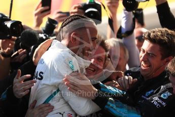 World © Octane Photographic Ltd. Formula 1 – Hungarian GP - Parc Ferme. Mercedes AMG Petronas Motorsport AMG F1 W09 EQ Power+ - Lewis Hamilton. Hungaroring, Budapest, Hungary. Sunday 29th July 2018.