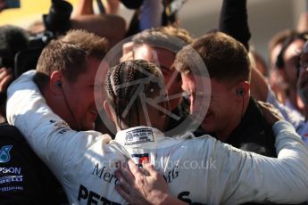 World © Octane Photographic Ltd. Formula 1 – Hungarian GP - Parc Ferme. Mercedes AMG Petronas Motorsport AMG F1 W09 EQ Power+ - Lewis Hamilton. Hungaroring, Budapest, Hungary. Sunday 29th July 2018.