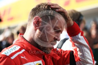 World © Octane Photographic Ltd. Formula 1 – Hungarian GP - Parc Ferme. Scuderia Ferrari SF71-H – Sebastian Vettel. Hungaroring, Budapest, Hungary. Sunday 29th July 2018.